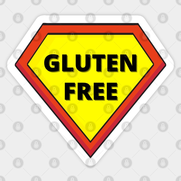 Celiac is a superpower Sticker by Gluten Free Traveller